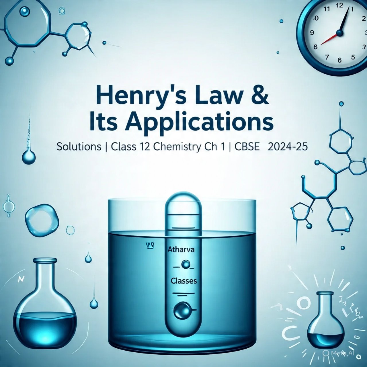 Henry's Law & Application of Henry's Law - Solutions | Class 12 Chemistry Chapter 1 | CB